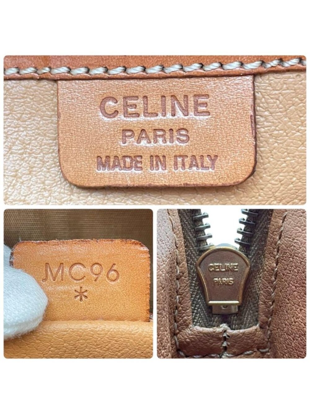 Celine Leather Macadam Triomphe Shoulder - Picture 10 of 10